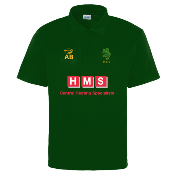 Malvern Cricket Club Cool Polo Shirt SENIOR Thumbnail